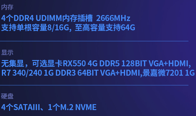 COM：8個COM口(2個RS232，2個RS232/422/4854個RS232(內(nèi)部引出))  　　USB:13個USB接口(4個USB2.0、4個USB3.2，2個USB3.0(可選內(nèi)部引出)3個USB2.0(內(nèi)部引出))  　　尺寸：320*331*180mm