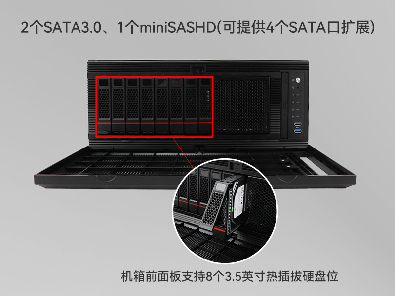 東田國(guó)產(chǎn)4U工控機(jī),雙路海光信息安全工控主機(jī),DT-46508-D3350MA