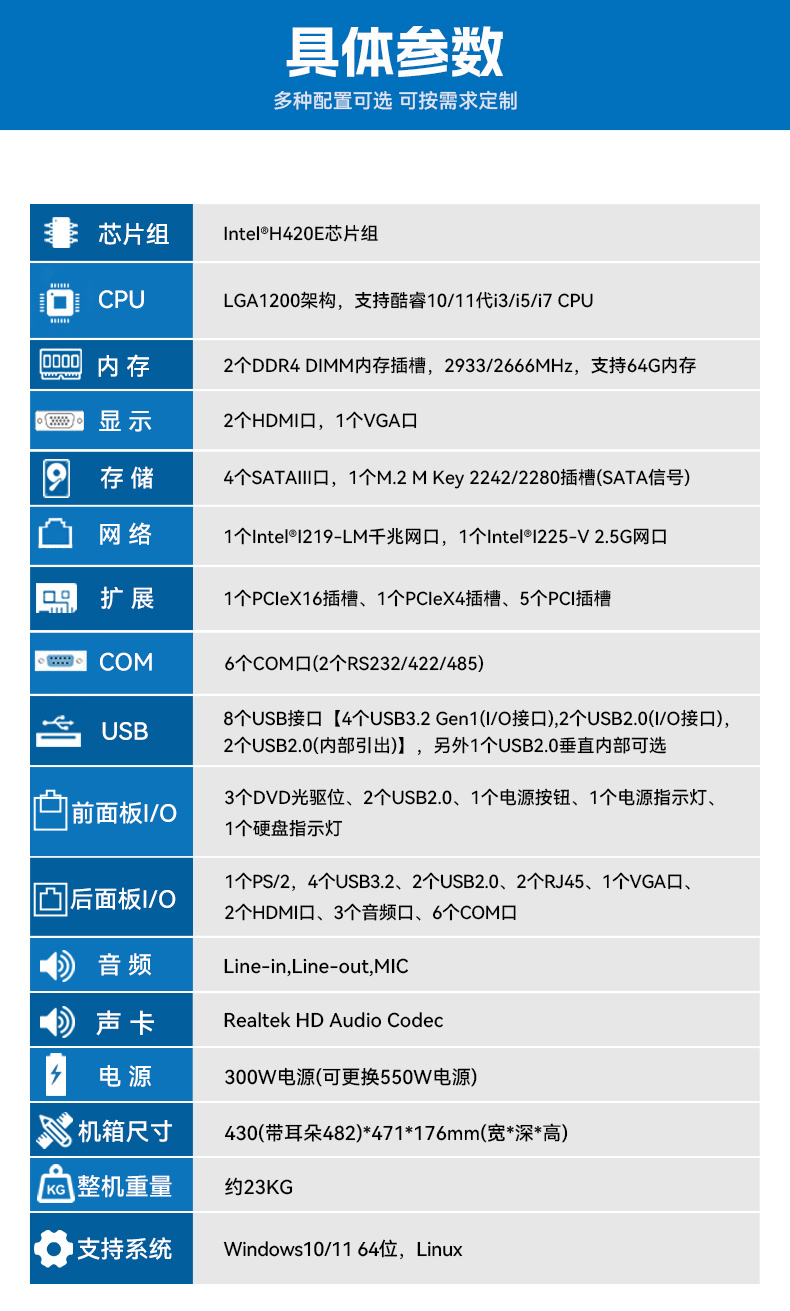 工業(yè)自動化,4U機架式工控機,東田工業(yè)電腦推薦,DT-610X-JH420MA.jpg
