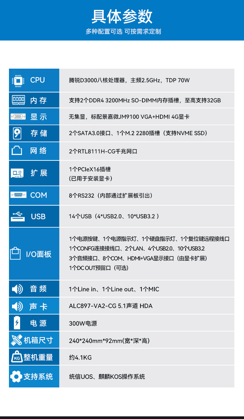 國產(chǎn)騰銳D3000桌面式工控機(jī),工業(yè)自動化工控主機(jī)方案,DTB-2105S-UD3KMC.jpg
