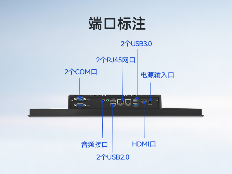 10.1/15.6/21.5寸工業(yè)平板電腦,IP65防護,10點電容觸控屏,DTP-1569-N5100