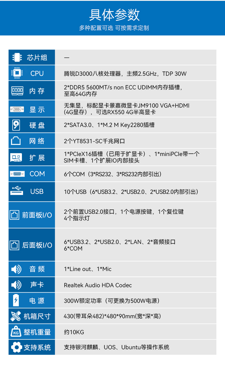 國產化騰銳D3000工控機,信創(chuàng)工控電腦,DT-610L-BD3KMC.jpg